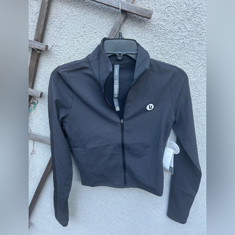 ❌SOLD❌Vuori Chilled Out Track Full Zip Athletic Jacket In Washed Black NEW - Picture 4 of 8